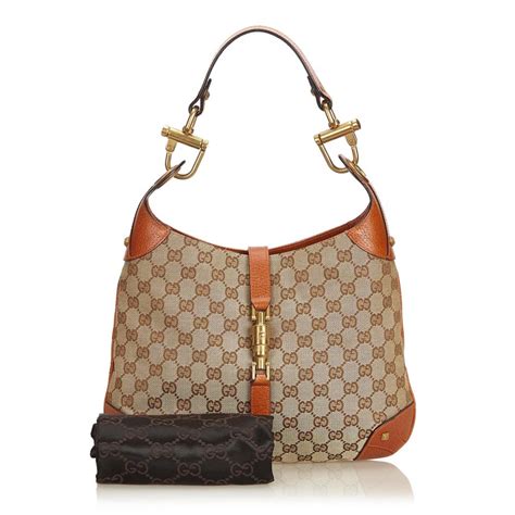 brown gucci handbag|brown vintage Gucci shoulder bag.